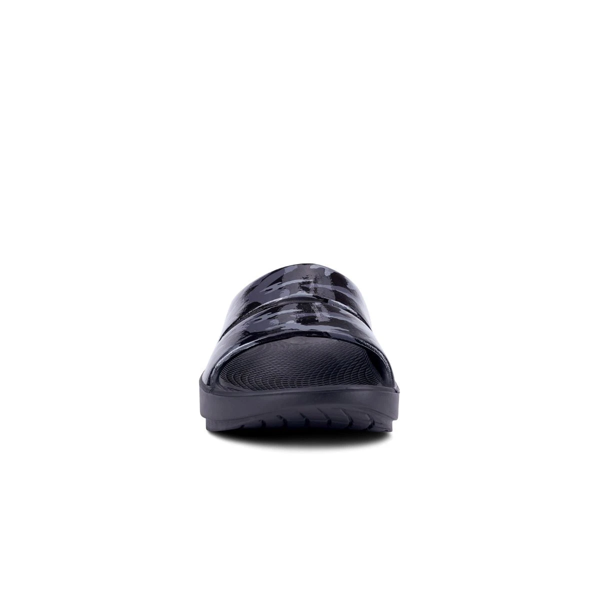 'OOFOS' Women's OOahh Slide Limited Edition - Black / Gray / Camo - Image 4