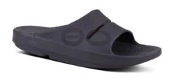 OOfos Men's OOahh Sport Slide Sandal - Black Matte