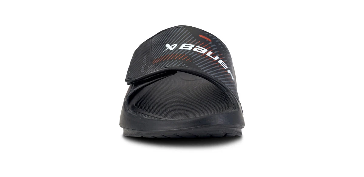 BAUER/OOFOS Women's OOahh Sport Flex Sandal β Black - Image 3