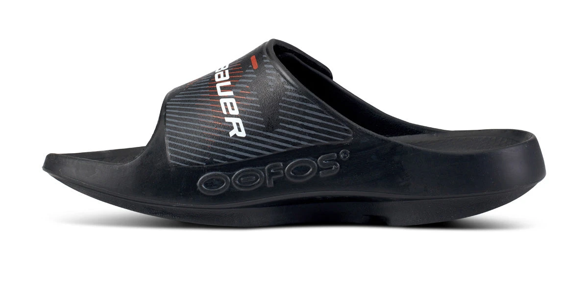 BAUER/OOFOS Women's OOahh Sport Flex Sandal β Black - Image 4