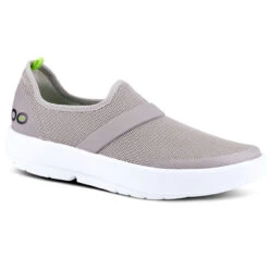 OOFOS Women's OOmg Mesh Low - White / Gray
