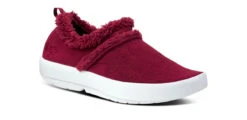 OOfos Women's OOcoozie Low Shoe - Cabernet