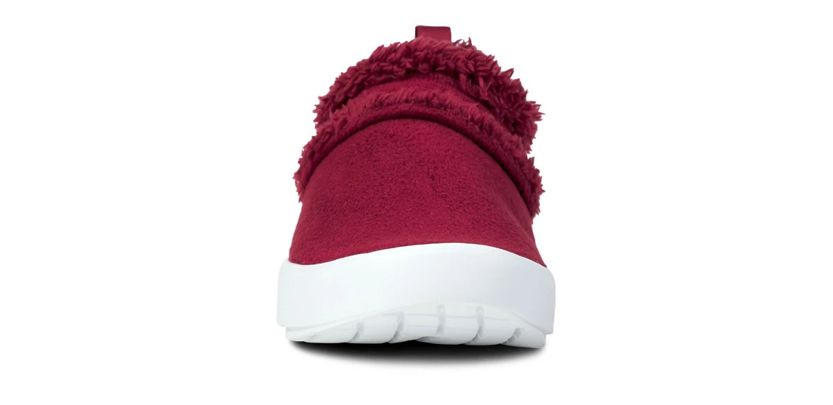 OOfos Women's OOcoozie Low Shoe - Cabernet - Image 6