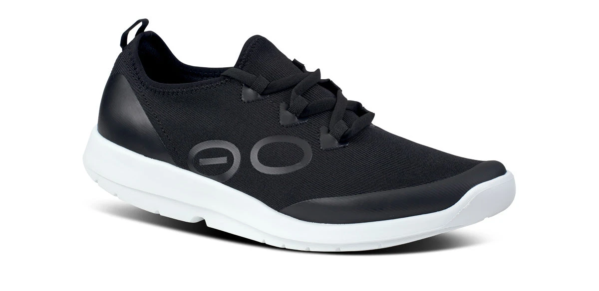 OOfos Men's OOmg Sport LS Low Shoe - White Black