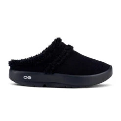 'OOFOS' Women's OOcoozie Mule Shoe - Black