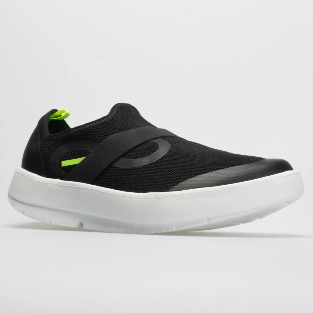 OOFOS OOmg Low Men's Black/White - Image 6
